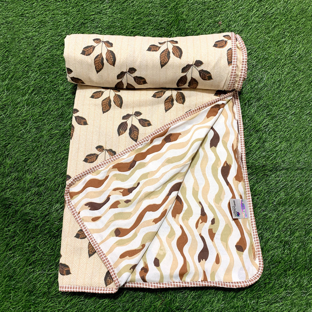 Bella Casa Fashion & Retail Ltd  Dohar Single Cotton Reversible Dohar / AC Blanket  | Size: 152 X 228 CM - Canva Collection