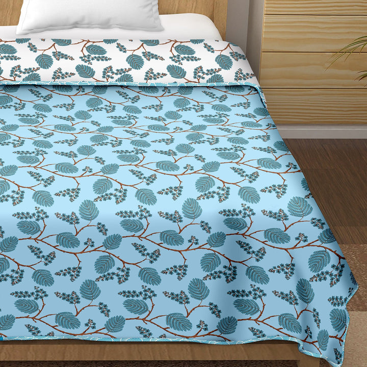 Bella Casa Fashion & Retail Ltd  Dohar Single Cotton Reversible Dohar / AC Blanket  | Size: 152 X 228 CM - Canva Collection
