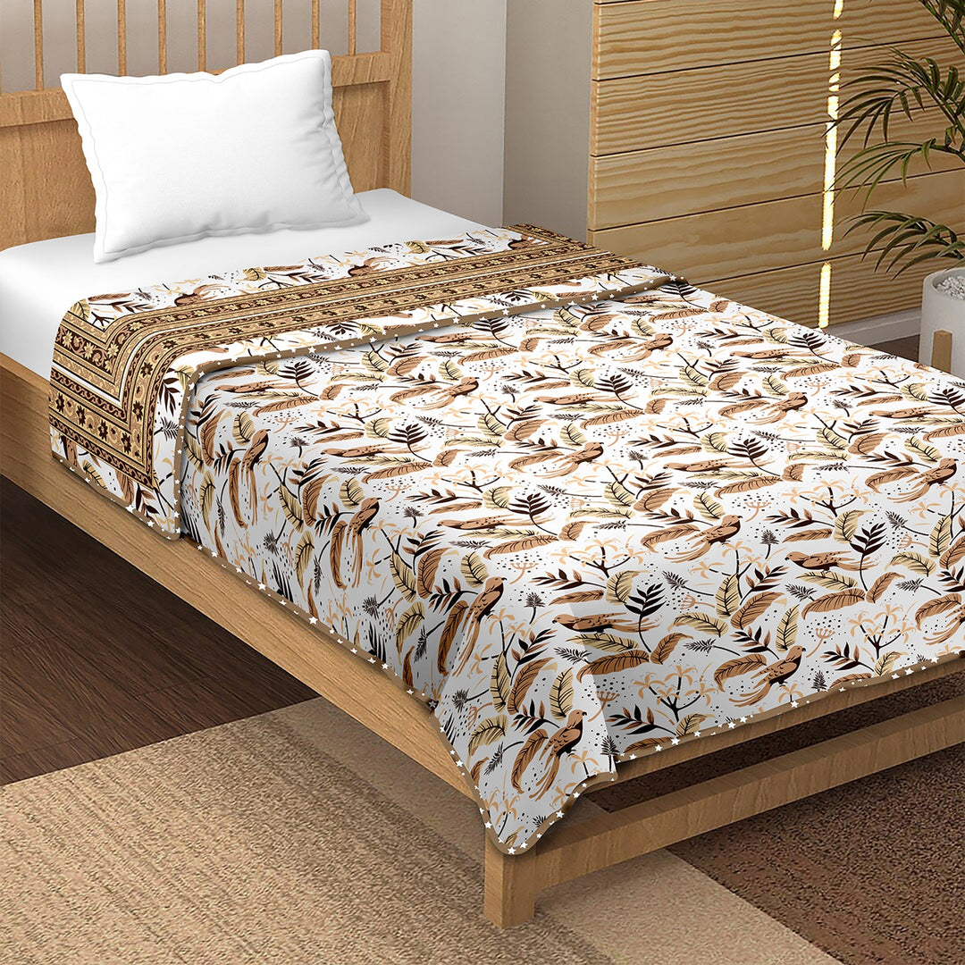 Bella Casa Fashion & Retail Ltd Dohar Single Dohar / AC Blanket Reversible| Size: 152 X 228 CM - Canva Collection