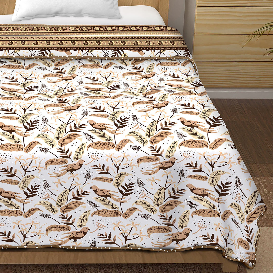 Bella Casa Fashion & Retail Ltd Dohar Single Dohar / AC Blanket Reversible| Size: 152 X 228 CM - Canva Collection