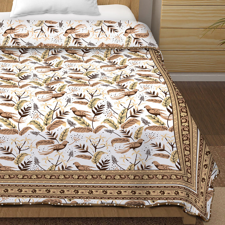 Bella Casa Fashion & Retail Ltd Dohar Single Dohar / AC Blanket Reversible| Size: 152 X 228 CM - Canva Collection