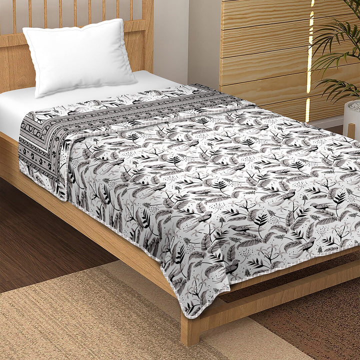 Bella Casa Fashion & Retail Ltd Dohar Single Dohar / AC Blanket Reversible| Size: 152 X 228 CM - Canva Collection