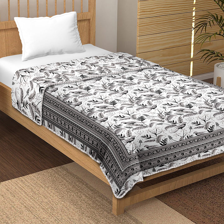 Bella Casa Fashion & Retail Ltd Dohar Single Dohar / AC Blanket Reversible| Size: 152 X 228 CM - Canva Collection