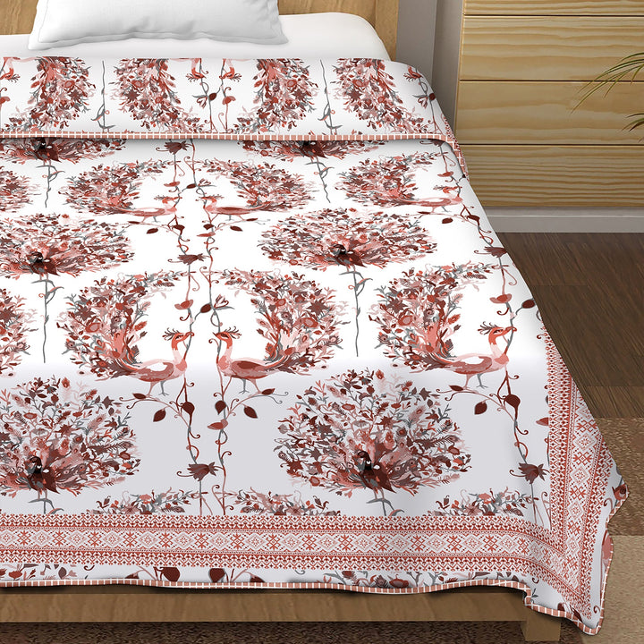 Bella Casa Fashion & Retail Ltd Dohar Single Dohar / AC Blanket Reversible| Size: 152 X 228 CM - Canva Collection