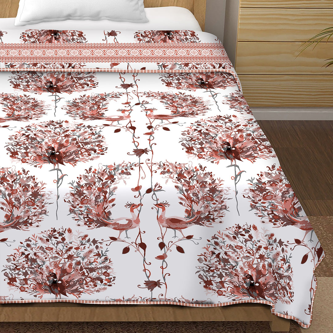 Bella Casa Fashion & Retail Ltd Dohar Single Dohar / AC Blanket Reversible| Size: 152 X 228 CM - Canva Collection