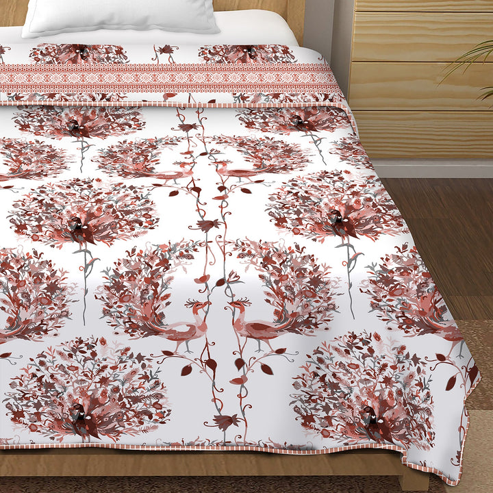 Bella Casa Fashion & Retail Ltd Dohar Single Dohar / AC Blanket Reversible| Size: 152 X 228 CM - Canva Collection