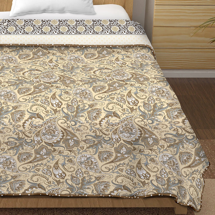 Bella Casa Fashion & Retail Ltd Dohar Single Dohar / AC Blanket Reversible| Size: 152 X 228 CM - Canva Collection