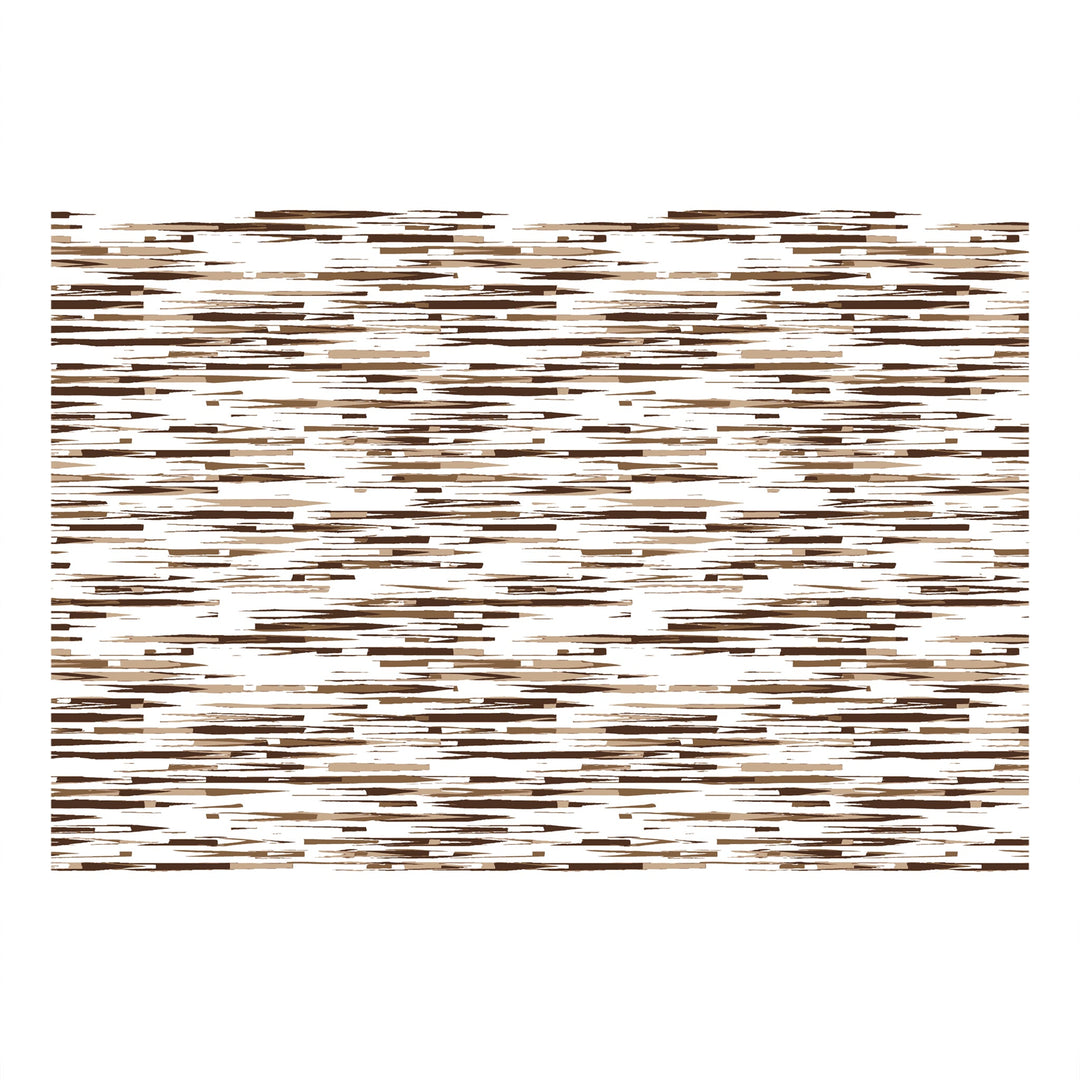 Bella Casa Fashion & Retail Ltd  Double Bedsheet King Size Cotton Abstract Brown Colour with 2 Pillow Covers - Genteel Collection
