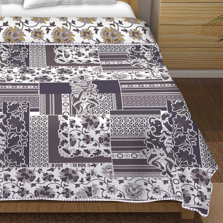 Bella Casa Fashion & Retail Ltd  Double Dohar/AC Blanket Reversible Cotton | Size: 228 X 254 CM - Finland Collection