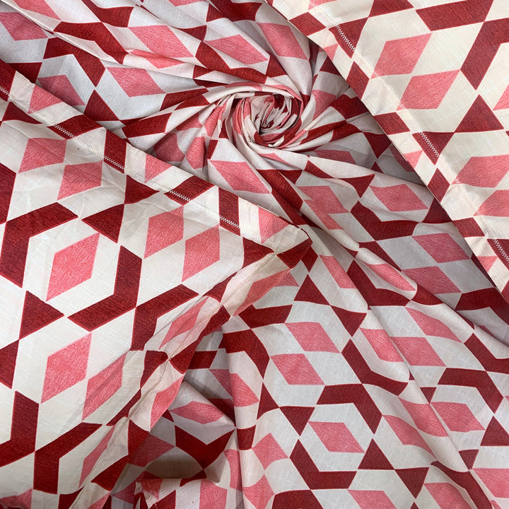 Bella Casa Fashion & Retail Ltd  Single Cotton Abstract Multi Colour Bedsheet with 1 Pillow Cover- Cuddle Collection